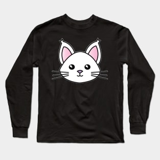 Cat Face 7 - Cat Lover Cats Long Sleeve T-Shirt